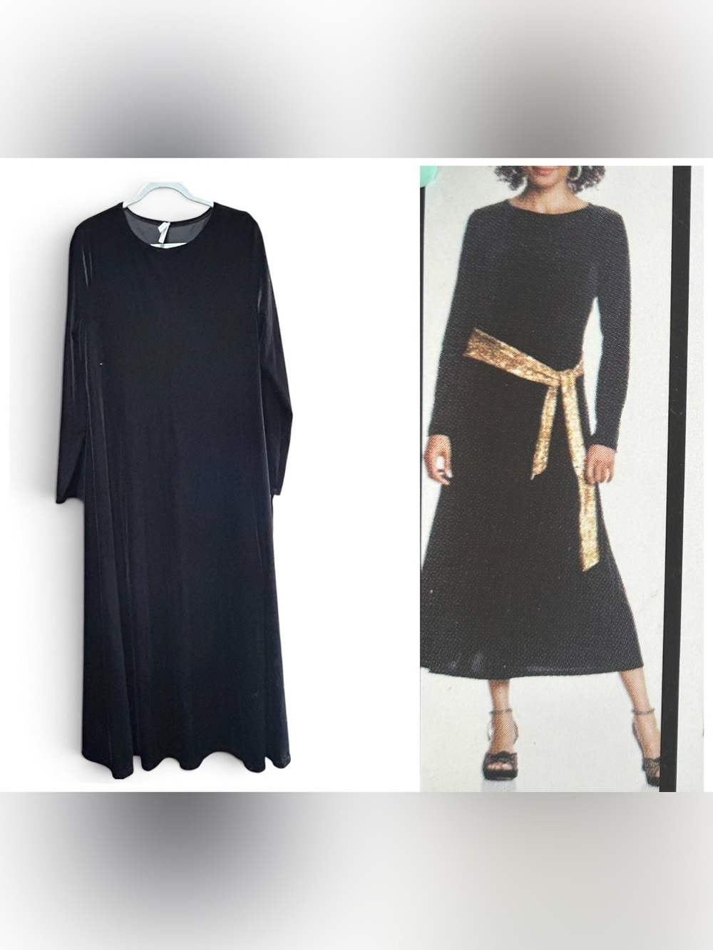 🌸Y2K White Stag women’s stretch velvet midi dress XL